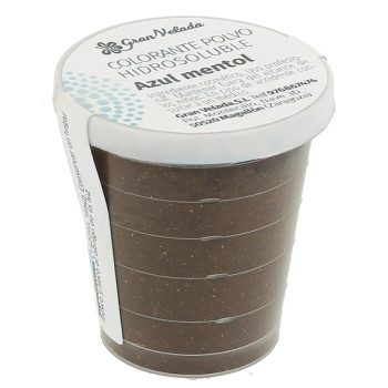 Vo vode rozpustné mentolové modré farbivo v prášku