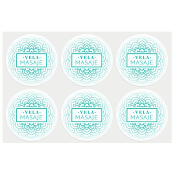 Aufkleber zum Dekorieren von Massagekerzen Online-Verkauf