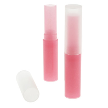 Rosa Behälter zur Herstellung von Lippenstift. Online-Verkauf