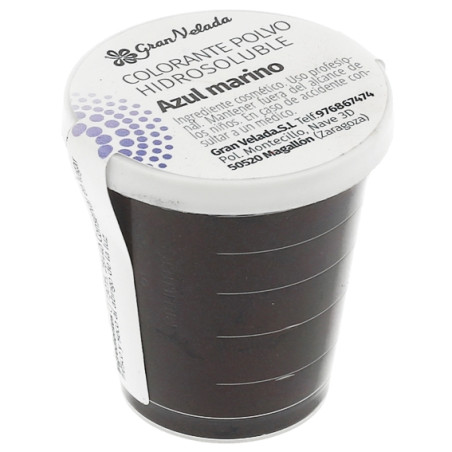 Vo vode rozpustné námornícko modré farbivo v prášku