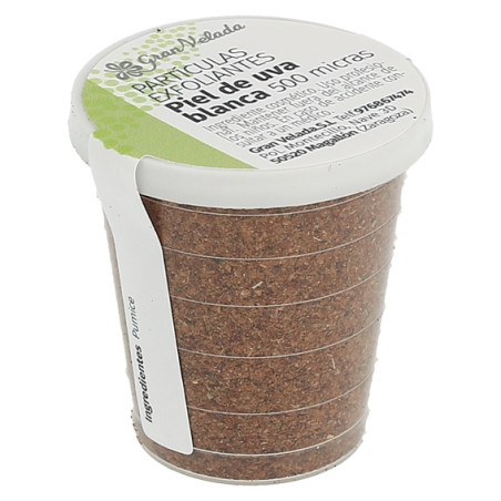 Exfoliačné častice z bielej hroznovej šupky 500 mikrónov