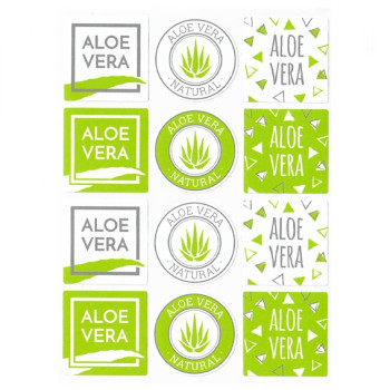 Aloe vera nálepky Aloe vera nálepky