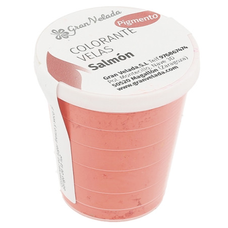 Lachsfarbener Pigmentfarbstoff für Kerzen