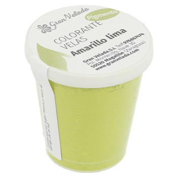 Limetkovo žlté pigmentové farbivo na sviečky