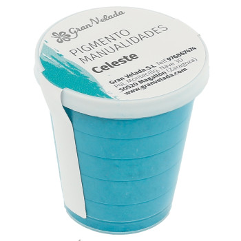 Farebný pigment na ručné práce nebeská modrá