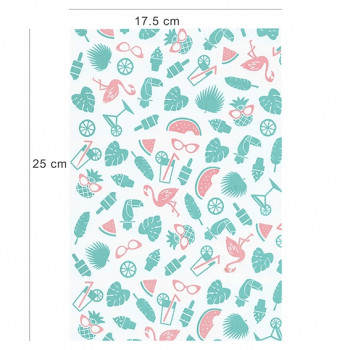 Tropický voskový papier na mydlá. Online predaj. Tropický voskový papier na mydlá. Online predaj.