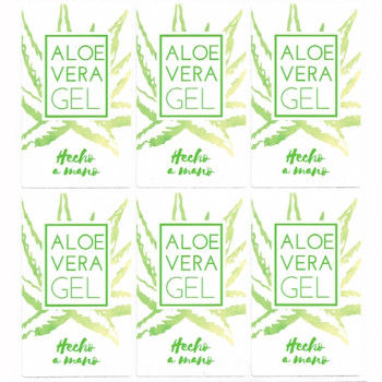 Aloe Vera Gel Aufkleber