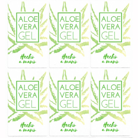 Aloe Vera Gel Aufkleber