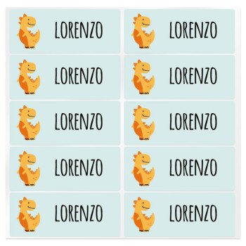 Nálepky pre deti s dinosaurom