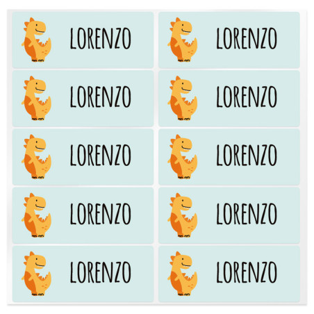 Nálepky pre deti s dinosaurom