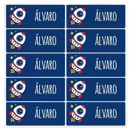 Nálepky vesmírna raketa