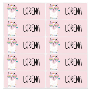 Nálepky pre deti s lamou