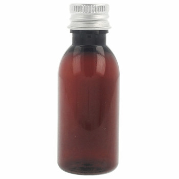 30 ml PET jantárová fľaša s hliníkovým uzáverom