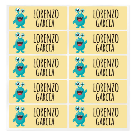 Nálepky pre deti s mimozemšťanom