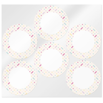 Okrúhle nálepky Párty