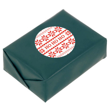 Ho Ho Ho Ho okrúhle vianočné nálepky na balenie Ho Ho Ho Ho okrúhle vianočné nálepky na balenie