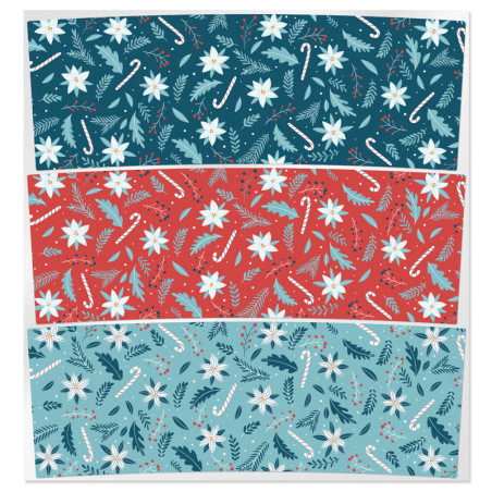 Aufkleber Weihnachtsmotive Kerzen im Glas