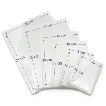 Transparente Zellophanbeutel von 15x22 cm zum Verpacken