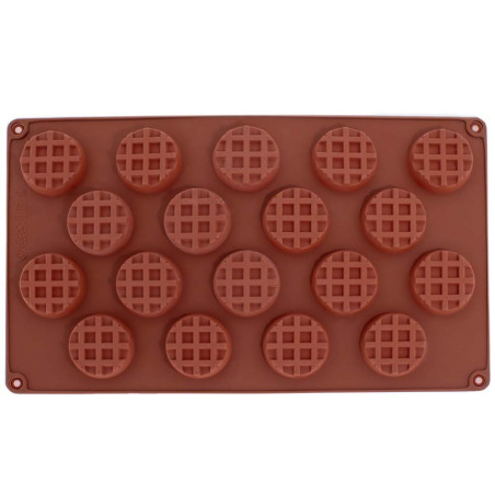 Form 18 runde Waffeln