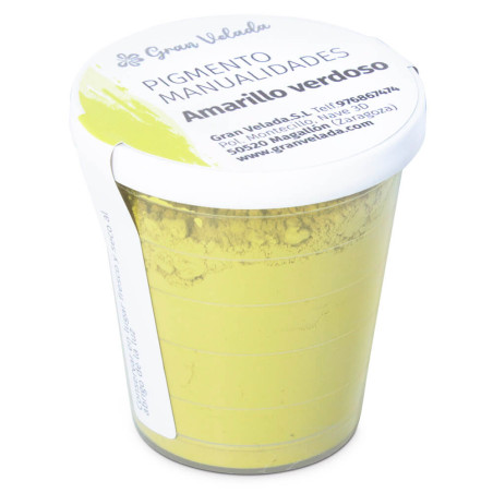 Farebný pigment na ručné práce zelenožltá