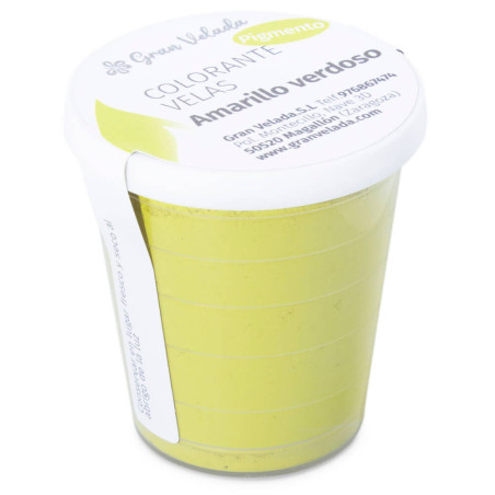 Grünlich-gelber Pigmentfarbstoff für Kerzen