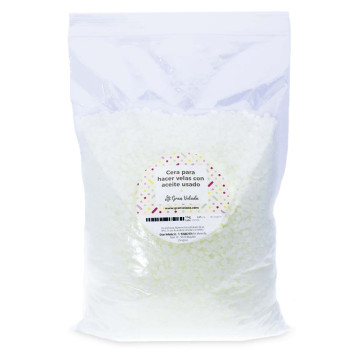 Vosk na výrobu sviečok z použitého oleja