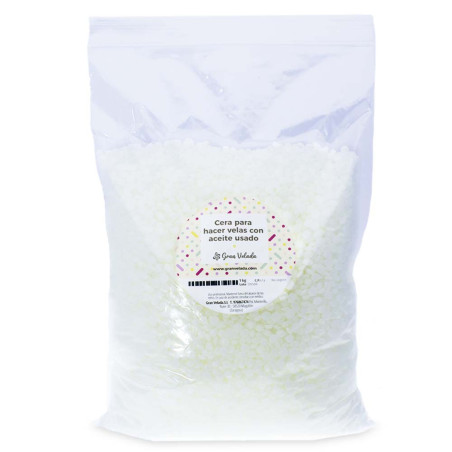 Vosk na výrobu sviečok z použitého oleja