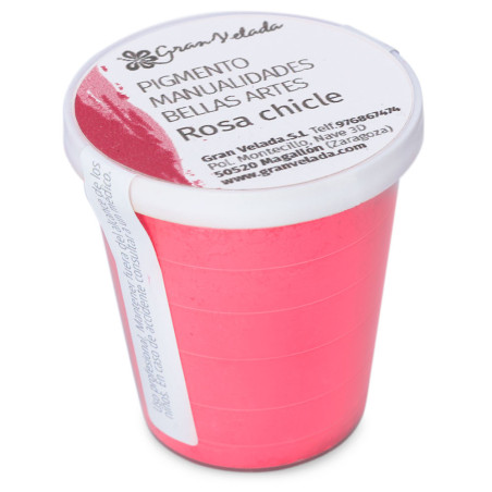 Farebný pigment na ručné práce žuvačková ružová