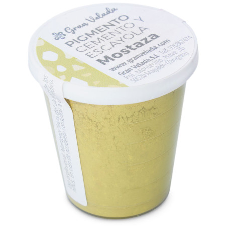 Pigment na cement a sadru horčicovej farby