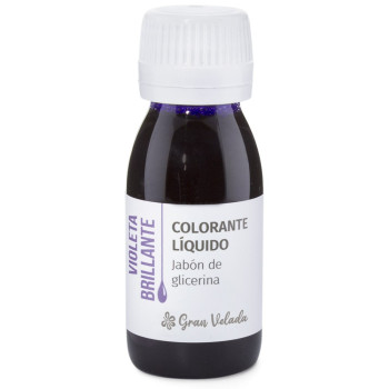 Jasne fialové tekuté farbivo na glycerínové mydlo