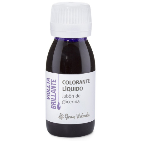 Jasne fialové tekuté farbivo na glycerínové mydlo