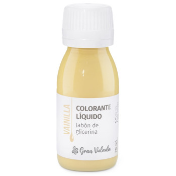 Vanilkové tekuté farbivo na glycerínové mydlo