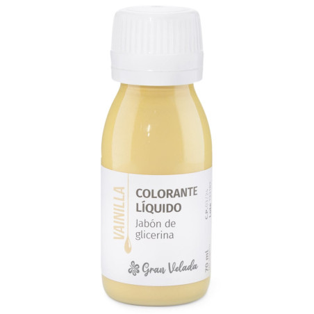 Vanilkové tekuté farbivo na glycerínové mydlo