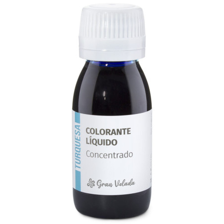 Tyrkysové vo vode rozpustné koncentrované farbivo