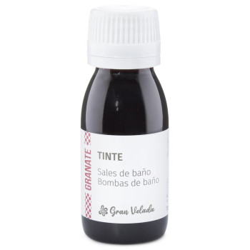 Granat Farbstoff Salze und Badebomben