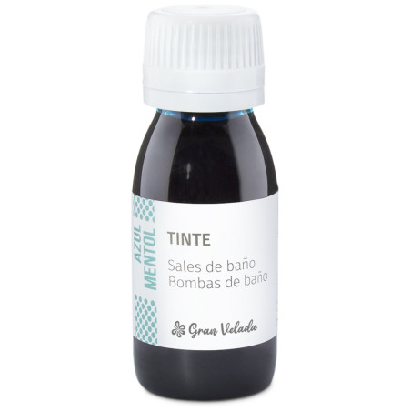 Mentholblau Farbstoff Salze und Badebomben