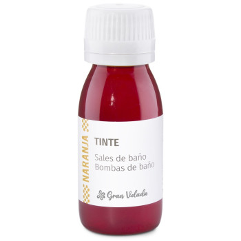 Orangefarbener Farbstoff für Badesalz und Badebomben