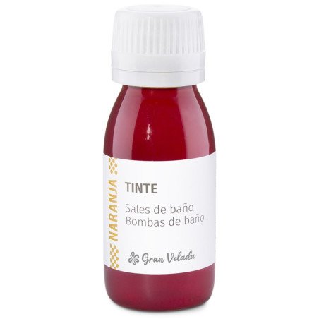 Orangefarbener Farbstoff für Badesalz und Badebomben