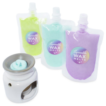 All-Inclusive-Kit zur Herstellung von hausgemachten quetschbaren Wachsschmelzen.