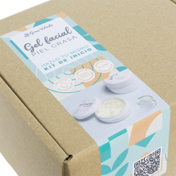 Set zur Herstellung von Gel gegen fettige Haut. Online-Verkauf.