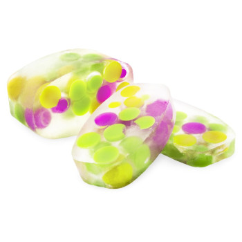 Kit zur Herstellung von Seifenkugeln. Materialien und Anleitungen