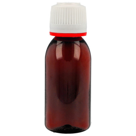 Flasche 30 ml PET bernsteinfarben mit verschließbarem Tropfer Großhandel