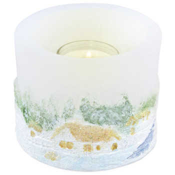 Forma lampička vianočná krajinka