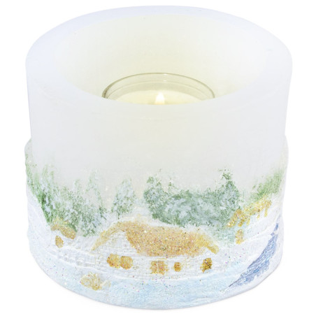 Forma lampička vianočná krajinka