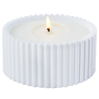 Forma pruhovaná nádoba na sviečky