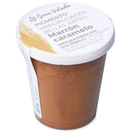 Farebný pigment na ručné práce karamelovo hnedá