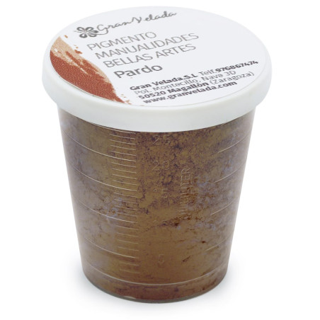 Braunes Farbpulverpigment zum Basteln