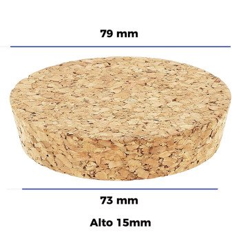 Korkové dosky 79 x 73 x 15 mm