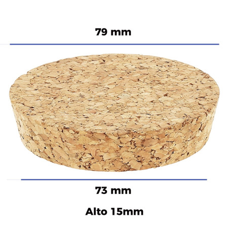 Korkové dosky 79 x 73 x 15 mm