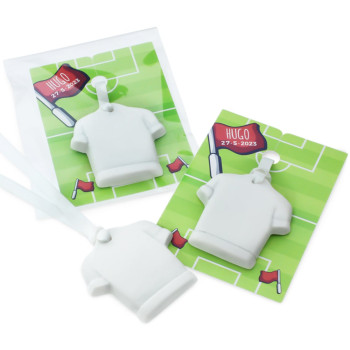 Kit zur Herstellung von duftenden Fußballdetails aus Keramik.